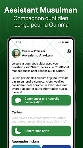 Aperçu de l'application