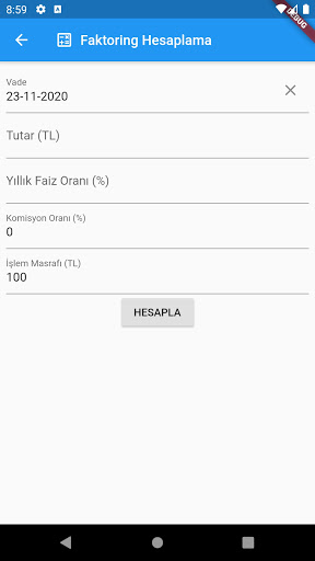 Faktoring Çek/Senet Screen 3