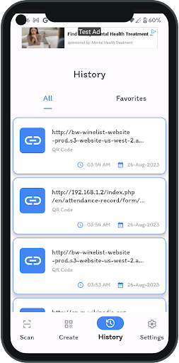 QR Code & Barcode Scanner Screen 3