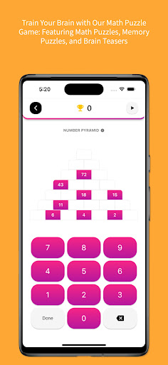 Android application MathIcian - Math Play & Learn screenshort