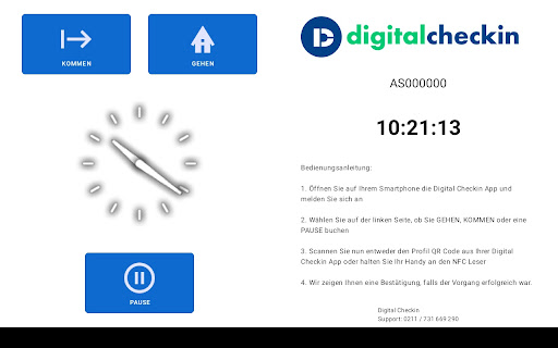 Checkpoint DigitalCheckIn Screen 2