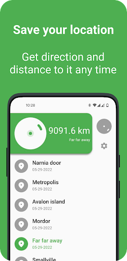 Android application Susanin - find your way back! screenshort