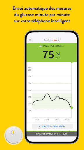Android application FreeStyle Libre 3 - FR screenshort