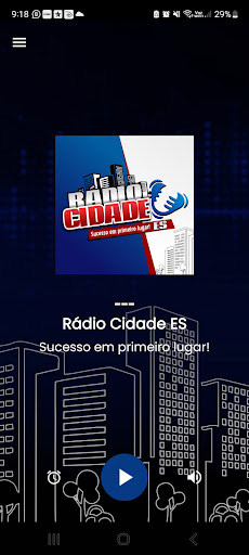 Android application Rádio Cidade ES screenshort