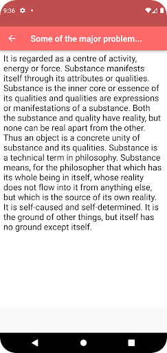 Problems of Philosophy Screen 3