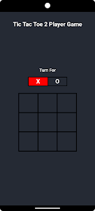 Tic Tac Toe 2 Player Game