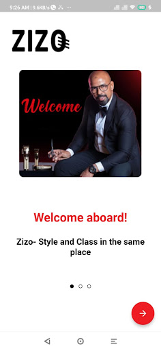 Android application Zizo Salon screenshort