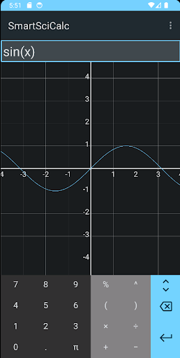 SmartSciCalc Screen 2