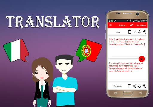 Italian Portuguese Translator Screen 2