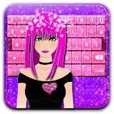 Cute Girl Keyboard Themes icon