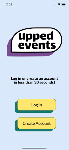 Upped Events Screen 3