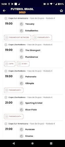 Futebol Brasil Screen 2