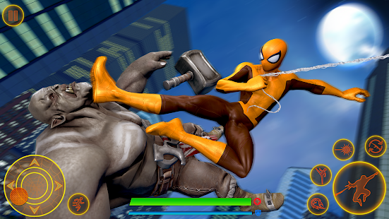 Flying Spider Rope Hero Games 1 APK screenshots 2