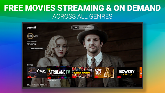 DistroTV - Live TV & Movies Screenshot