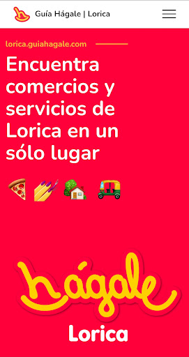 Android application Guía Hágale Lorica screenshort