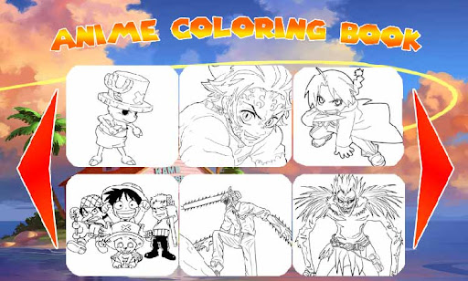 Super Anime Coloring Game