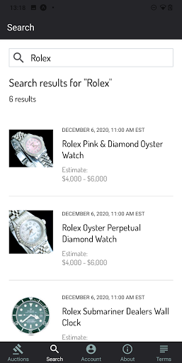Gallery 63 Live Bidding Screen 3