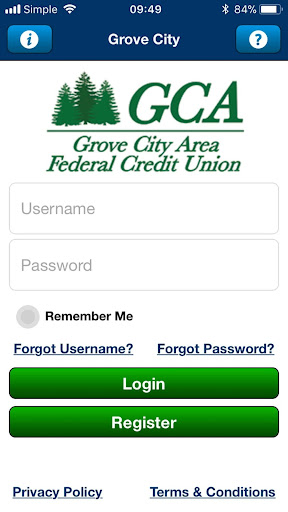 Android application GCA Visa screenshort