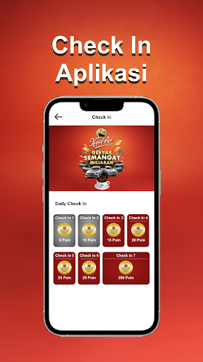 Android application Kapal Api Semangat Miliaran screenshort