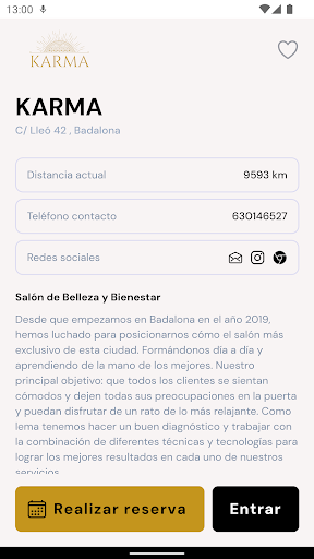 Android application Karma Badalona screenshort