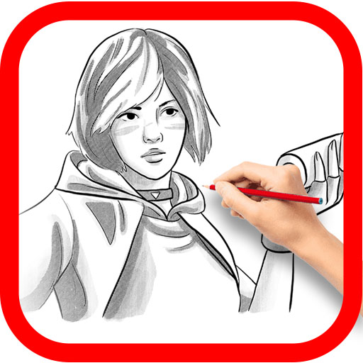 How to draw Cartoon with Step logo