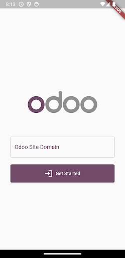 Android application OdooConnect screenshort