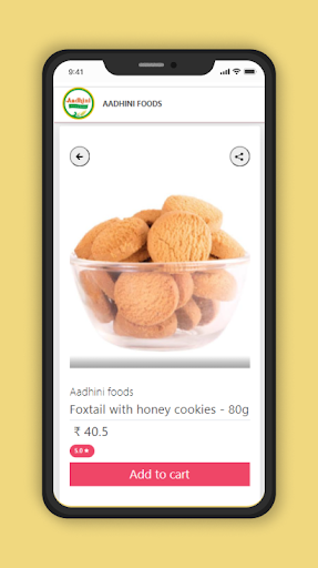 Aadhini Foods Screen 3