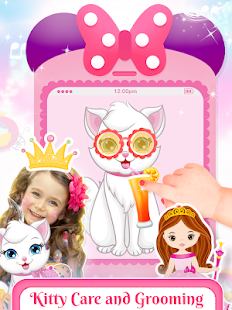 Pink Little Talking Princess Baby Phone Kids Game 9.0.2 APK screenshots 4