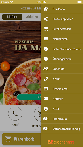 Pizzeria Da Marina Amorbach Screen 3