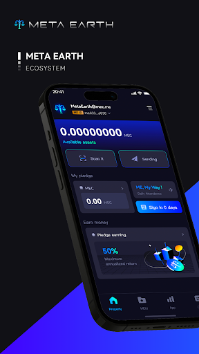 Android application ME Pass - Meta Earth Wallet screenshort