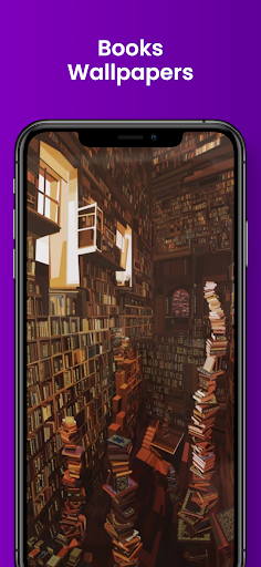 Library books wallpaper Screen 2