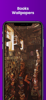 Library books wallpaper