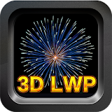 3D Real Fireworks - LWP icon