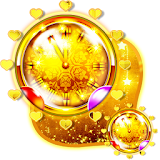 Golden Clock Live Wallpaper icon