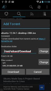 aDownloader - torrent download Unknown