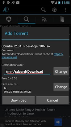 aDownloader - torrent downloadのおすすめ画像1