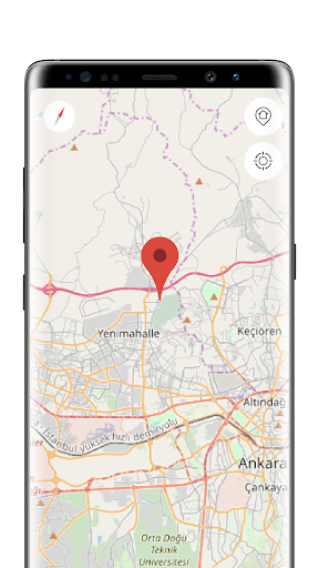 Android application Ankara Offline Map screenshort