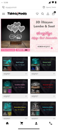 Android application TahtaModa screenshort