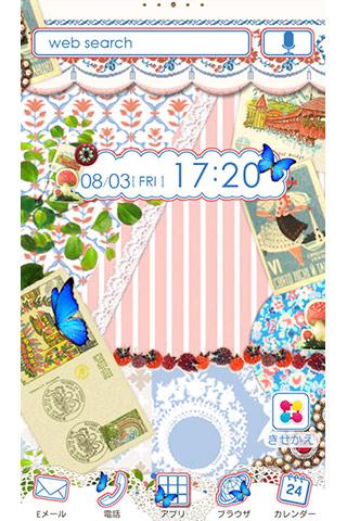 Android application Natural Folklore コラージュ壁紙きせかえ screenshort