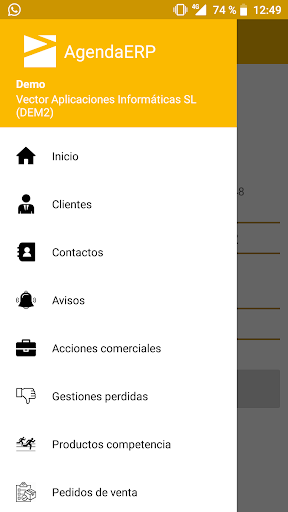 AgendaERP Screen 2