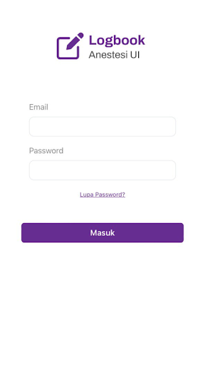 Android application Logbook Anestesi FKUI screenshort