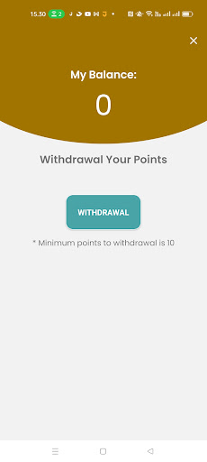 Android application Points With a check screenshort