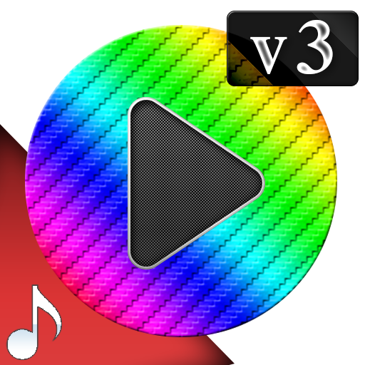 Poweramp v3 skin rainbow  Icon