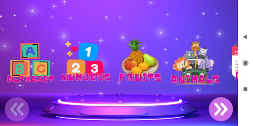Android application ABC Kids Learning screenshort