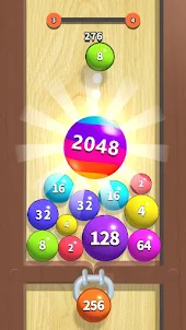 2048 Balls Game-Drop the Balls