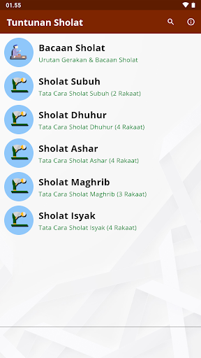 Android application Tuntunan Sholat & Doa Lengkap screenshort
