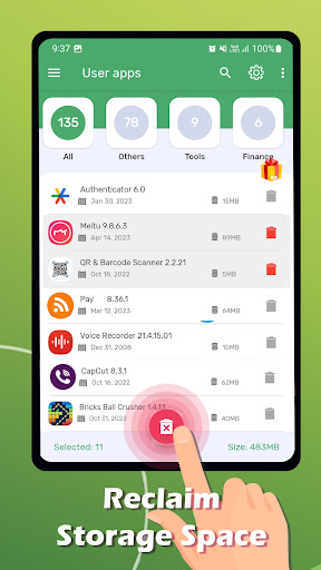 Bulk Uninstaller: Remove Apps Screen 2