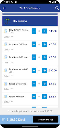 2 in 1 Dry Cleaners Screenshot 4 - AppWisp.com