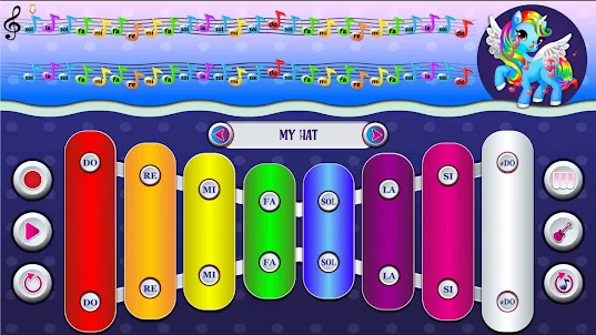 My Colorful Litle Pony Piano
