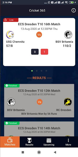 Cricket 365 - Cricket Live Lin